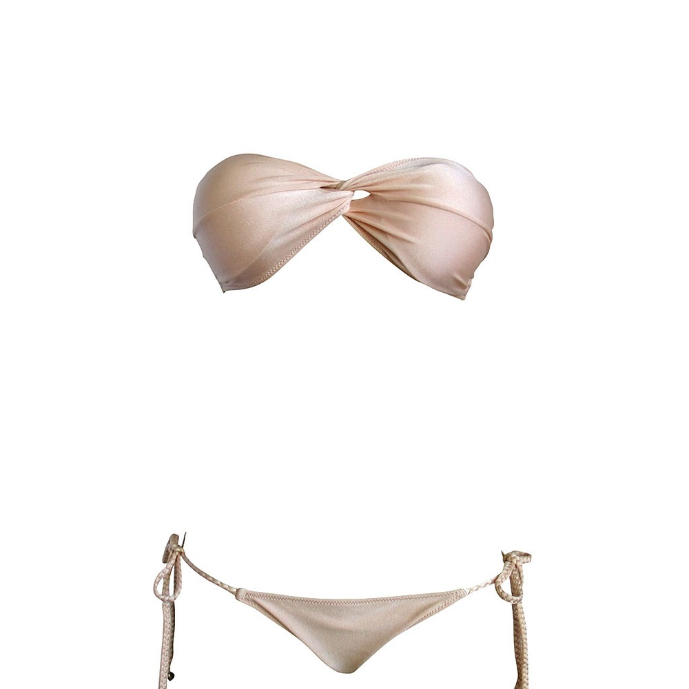 La Sirene Nude Twist Bandeau Bikini